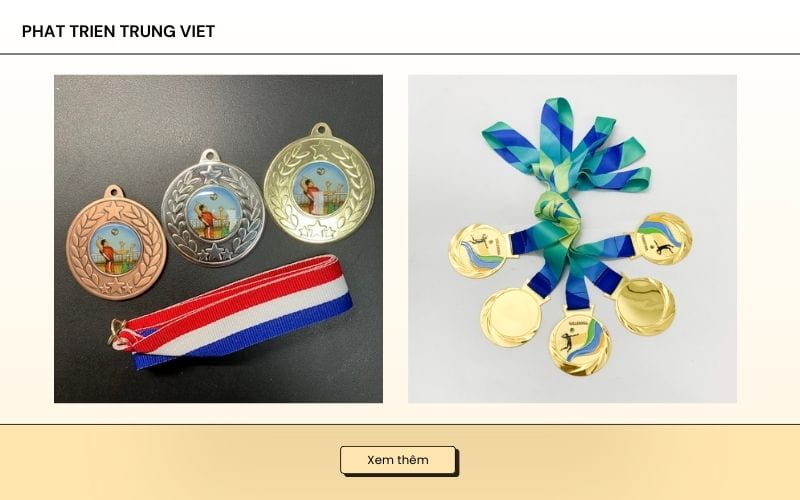 Thị trường làm huy chương ngày càng phát triển